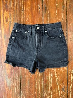 Madewell high rise denim shorts